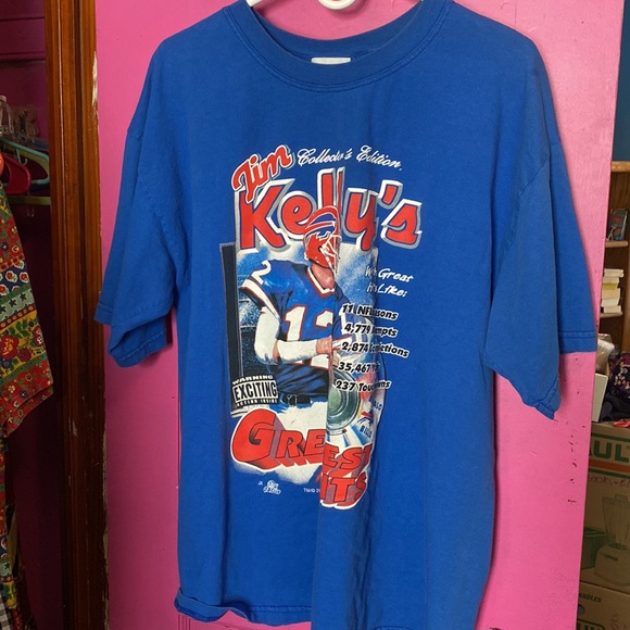 vintage buffalo bills jim kelly t shirt - Picture 2 of 4